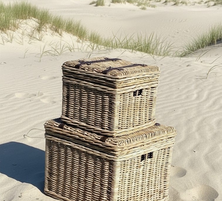 Rattan Truhen
