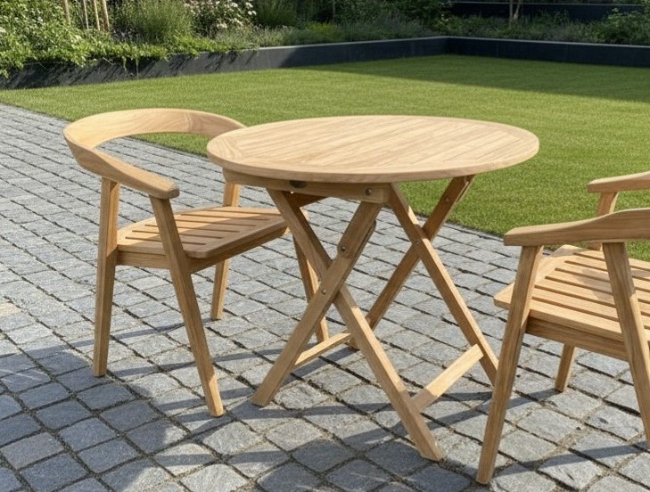 Teak Klapptisch 2